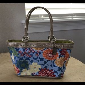 Authentic Coach Kyoto mini tote